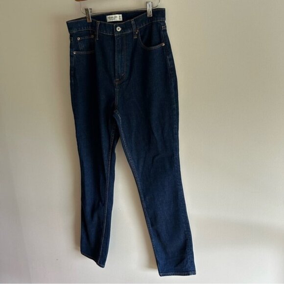 Abercrombie & Fitch The Slim Straight Ultra High Rise Jeans sz 29 - Picture 8 of 9